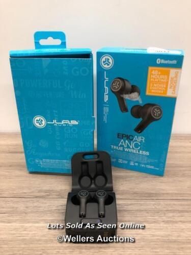 *JLAB EPIC AIR ANC EARBUDS / POWERS UP, NOT CONNECTING TO BLUETOOTH