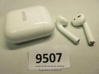 *APPLE AIRPODS / A1602 / SERIAL: FXXC6ZPDLX2Y / BLUETOOTH CONNECTION TESTED & APPEARS FUNCTIONAL