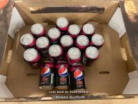 *PEPSI MAX CHERRY - 330M CANS / BOX OF APPROX 17