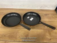 *KITCHENAID HAND ANODIZED FRYING PAN SET / SIGNS OF USE