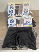 5X CHILDREN'S NEW 32 DEGREE COOL TWIN PACK YOUTH SHORTS 7/8Y / 5 / CHILDRENS NEW 32 DEGREE COOL TWIN PACK YOUTH SHORTS 7/8Y