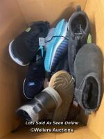 *BOX OF MIXED SIZES SHOES