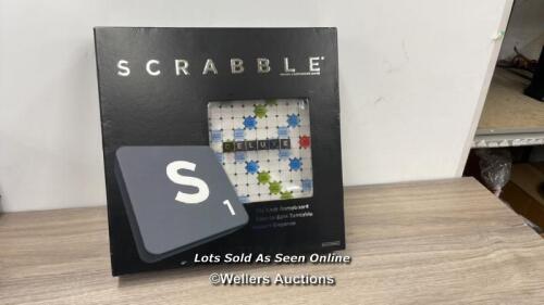 *SCRABBLE DELUXE EDITION / MINIMAL SIGNS OF USE / NO TILES