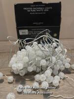 *JOHN LEWIS 160 LED FROSTED SNOWBALL / NO POWER