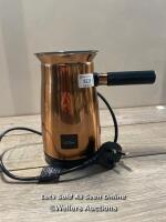 *HOTEL CHOCOLAT VELVETISER HOT CHOCOLATE MAKER / SIGNS OF USE, POWERS UP - NOT FULLY TESTED