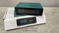 *JOHN LEWIS SPECTRUM CLOCK RADIO / 82311005 / MINIMAL SIGNS OF USE / UNTESTED / WITHOUT POWER CABLE