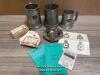 PORT LINE SHIPPING COMPANY - TWO PEWTER TANKARDS, H.M.I.S. KUMAON TANKARD, MAPPIN & WEBB ASHTRAY, PLAYING CARDS AND PARTICULARS OF FLEET BOOKLETS DATED 1963 / FOR THE R.N.L.I. CHARITY