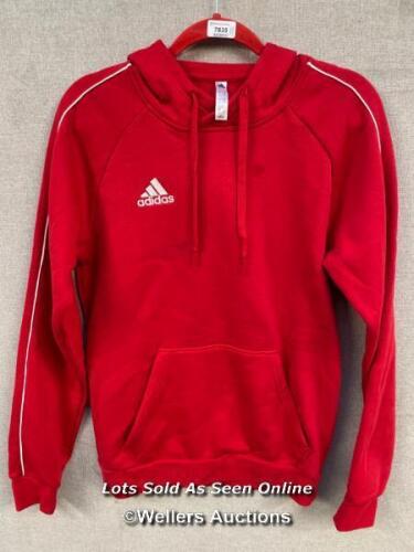 *GENTS NEW ADIDAS RED HOODY / S