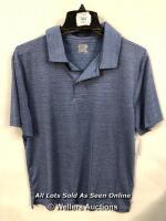 *GENTS NEW 32 DEGREE COOL PERFORMANCE POLO SHIRT - L