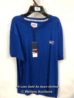 *GENTS NEW TOMMY JEANS BLUE T-SHIRT - XL