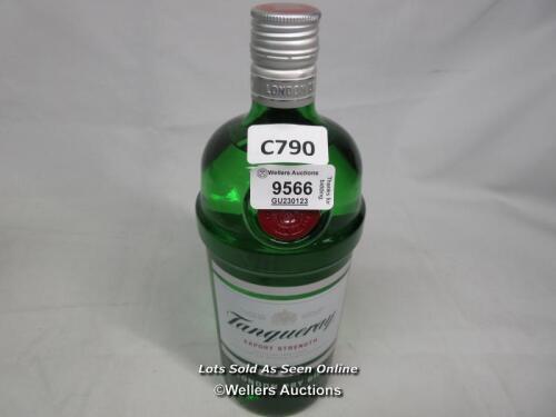*NEW TANQUERAY LONDON DRY GIN - 43.1%VOL, 1L