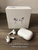 *APPLE AIRPODS PRO WITH MAGSAFE CHARGING CASE / MWP22ZM/A / POWERS UP, CONNECTS TO BLUETOOTH, MINIMAL SIGNS OF USE