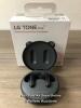 *LG UFP5 WIRELESS EARBUDS / POWERS UP, CONNECTS TO BLUETOOTH, MINIMAL SIGNS OF USE