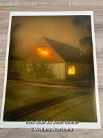 *TODD HIDO #11542 FROM THE SERIES HOUSE HUNTING HAND SIGNED 8*10 INCH PHOTOGRAPH / STAFF REF: B