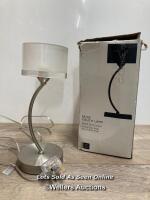 *JOHN LEWIS PAIGE TOUCH ON/OFF TABLE LAMP, / UNTESTED, APPEARS IN GOOD CONDITION