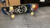 SKATEBOARD WITH PARIS TRUCK CO TRUCKS AND POWELL PERALTA WHEELS - 2