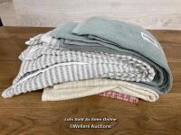*ASSORTED KITCHEN TEA TOWELS INCLUDING DYLAN ORGANIC