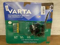 *VARTA RECHARGEABLE KIT / INCOMPLETE SET, CHARGER ONLY