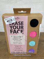 *ERASE YOUR FACE MAKEUP REMOVER / NEW & SEALED