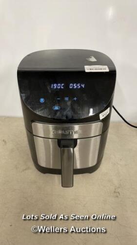 *GOURMIA 6.7L DIGITIAL AIR FRYER / SIGNS OF USE, POWERS UP, NOT FULLY TESTED