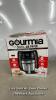 *GOURMIA 5.7L DIGITAL AIR FRYER WITH 12 ONE TOUCH COOKING FUNCTIONS / MINIMAL IF ANY SIGNS OF USE, POWERS UP, NOT FULLY TESTED