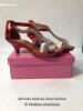 CHILDRENS NEW TIA MARIA RED SHOES - 1