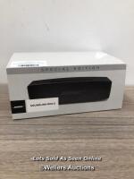 *BOSE SOUNDLINK MINI 2 SE SPEAKER / POWERS UP, CONNECTS TO BT, PLAYS MUSIC, WITH CHARGING CABLE