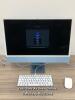 *APPLE IMAC 2021 / APPLE M1 CHIP / 7-CORE GPU / 8GB RAM / 256GB SSD / 24 INCH / BLUE / MJV93B/A / POWERS UP, SYSTEM ISSUE - UNABLE TO VERIFY MACINTOSH STARTUP DISK, SCREEN KEYBOARD MOUSE AND MAIN UNIT IN VERY GOOD CONDITION, WITH BOX, SERIAL NO: C02J437T1 - 3