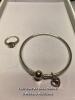 *X1 PANDORA BRACELET WITH X1 CHARM AND X1 SILVER RING