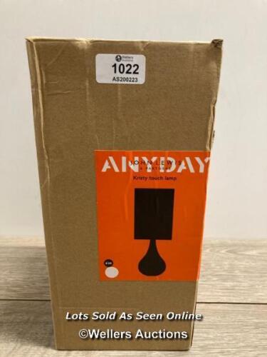 *JOHN LEWIS ANYDAY KRISTY TOUCH TABLE LAMP / MINIMAL SIGNS OF USE / UNTESTED