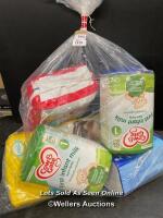 *BAG OF X2 NEW PAMPERS NAPPY, X2 NEW APTAMIL BABY NUTRI FIBRE AND X2 NEW COW & GATE FIRST INFANT MILK [243-20/02]