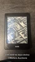 *AMAZON KINDLE PAPERWHITE / DP75SDI - POWERS UP & APPEARS FUNCTIONAL