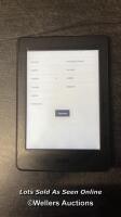 *AMAZON KINDLE PAPERWHITE / DP75SDI - POWERS UP & APPEARS FUNCTIONAL