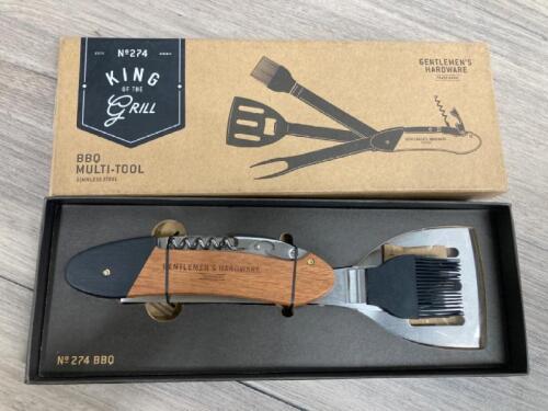 *KING OF THE GRILL BBQ MULTI TOOL / NEW DAMAGED BOX