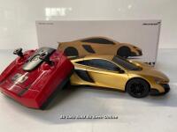 *CMJ RC CARS„¢ MCLAREN 675LT OFFICIALLY LICENSED REMOTE CONTROL CAR 1:24 SCALE WORKING LIGHTS 2.4GHZ GOLD [2996]