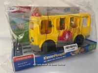 *FISHER-PRICE LITTLE PEOPLE SIT WITH ME SCHOOL BUS [2996]