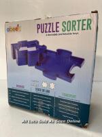 *PUZZLE SORTER - 6 STACKABLE AND LINKABLE TRAYS - PUZZLE STORAGE MADE EASY [2996]