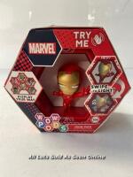 *WOW! PODS AVENGERS COLLECTION - IRON MAN " SUPERHERO LIGHT-UP BOBBLE-HEAD FIGURE " OFFICIAL MARVEL TOYS, COLLECTABLES & GIFTS [2996]