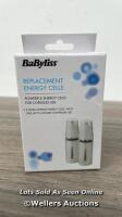 *BABYLISS THERMACELL GAS CARTRIDGE REFILL ENERGY CELL 2PC UNIVERSAL FITTING 4580U