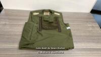*BRITISH ARMY MK2 BODY ARMOUR VEST AND COVER, NI FLAK VEST/ JACKET MARK 2