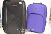 *2X LUGGAGE CASES INCLUDING DUNLOP