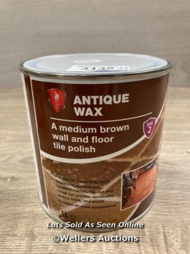 *LTP ANTIQUE FINISHING WAX FOR TERRACOTTA SLATE STONE MARBLE AND WOOD 1LT TIN