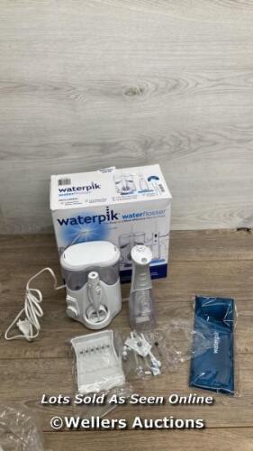 *WATERPIK WATER FLOSSER / UNTESTED / WITHOUT POWER CABLE / SIGNS OF USE / A3