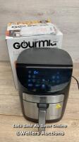 *GOURMIA 6.7L DIGITIAL AIR FRYER / POWERS UP, MINIMAL SIGNS OF USE / A25
