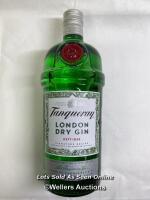 *NEW TANQUERAY LONDON DRY GIN / 43.1% / 1L