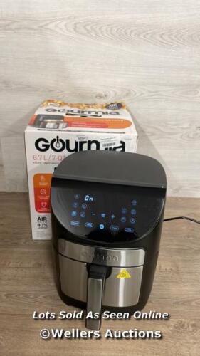 *GOURMIA 6.7L DIGITIAL AIR FRYER / POWERS UP, MINIMAL SIGNS OF USE / C6