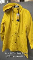 *LADIES NEW WEATHERPROOF ORIGINAL HOODED COAT WITH SOFT PILE LINING / L / R2