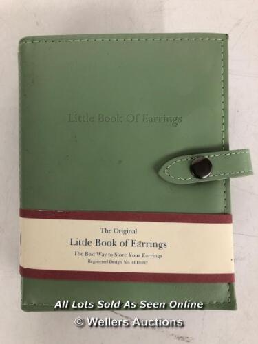 LITTLE BOOK OF EARRINGS -GREEN