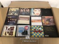 *BOX OF ASSORTED CDS / ARTISTS, TITLES, GENRES AND QUANTITIES MAY VARY