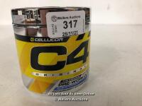 *C4 ORIGINAL PRE-WORKOUT BLUE RASPBERRY / NEW AND SEALED / EXPIRES: 05/2023 [2998]
